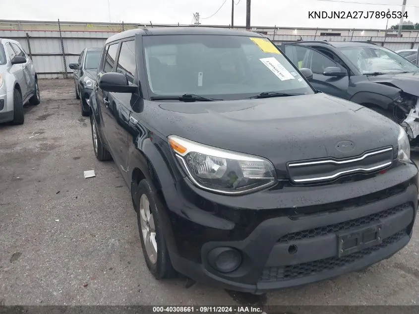 2018 Kia Soul VIN: KNDJN2A27J7896534 Lot: 40308661