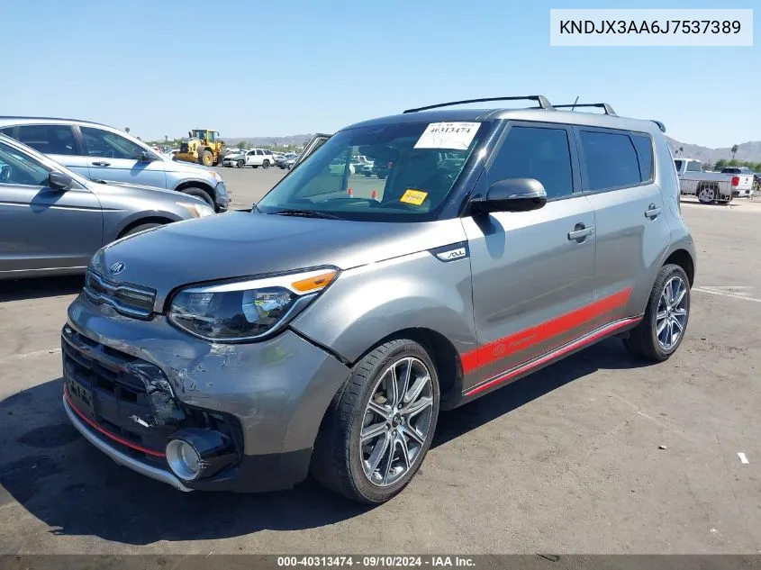 KNDJX3AA6J7537389 2018 Kia Soul !