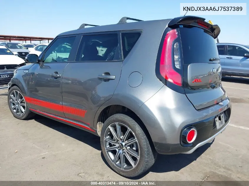 KNDJX3AA6J7537389 2018 Kia Soul !