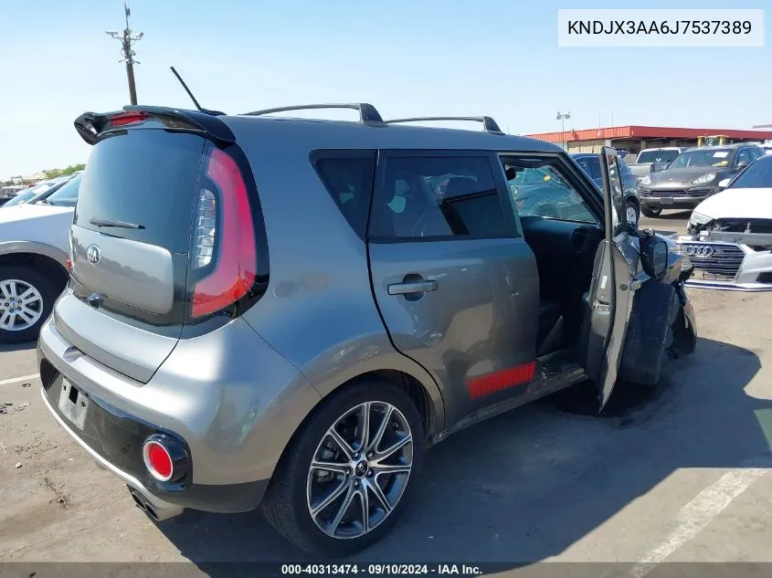 2018 Kia Soul ! VIN: KNDJX3AA6J7537389 Lot: 40313474