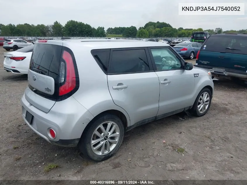 KNDJP3A54J7540052 2018 Kia Soul +