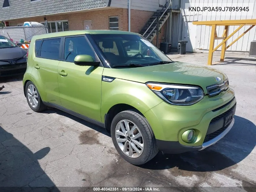 2018 Kia Soul + VIN: KNDJP3A59J7895945 Lot: 40342351