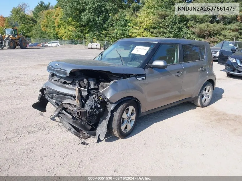 2018 Kia Soul VIN: KNDJN2A25J7561479 Lot: 40351530