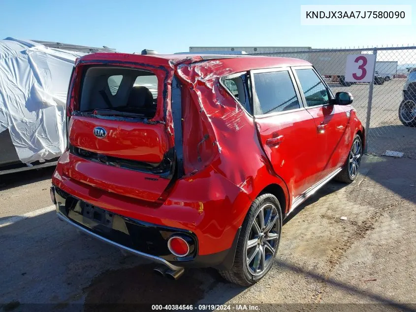 2018 Kia Soul ! VIN: KNDJX3AA7J7580090 Lot: 40384546