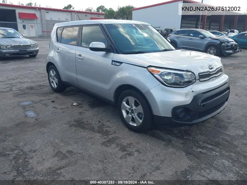 KNDJN2A26J7512002 2018 Kia Soul