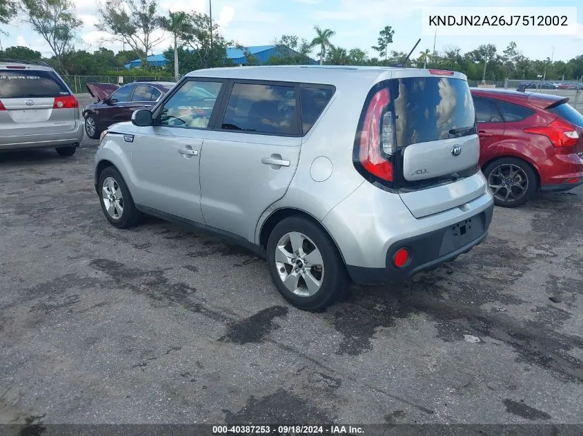 KNDJN2A26J7512002 2018 Kia Soul