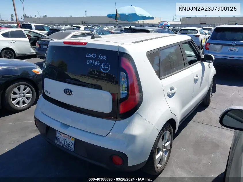 KNDJN2A23J7900126 2018 Kia Soul