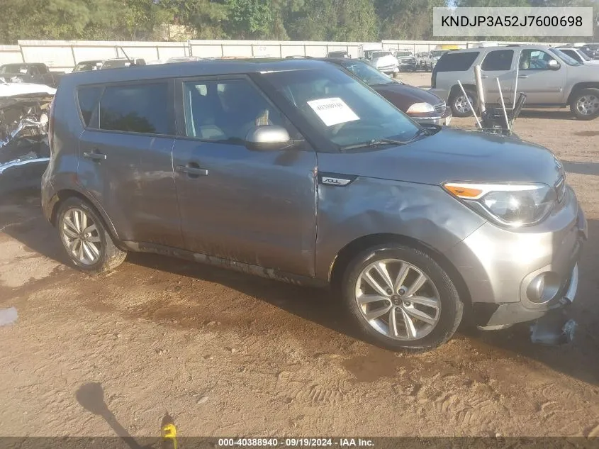 KNDJP3A52J7600698 2018 Kia Soul +