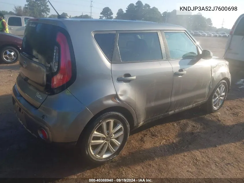 KNDJP3A52J7600698 2018 Kia Soul +