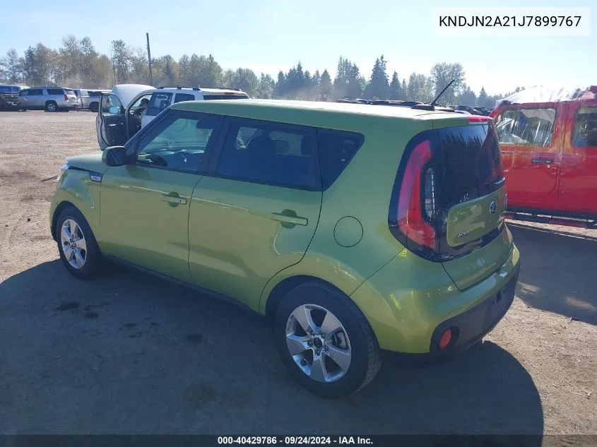 2018 Kia Soul VIN: KNDJN2A21J7899767 Lot: 40429786