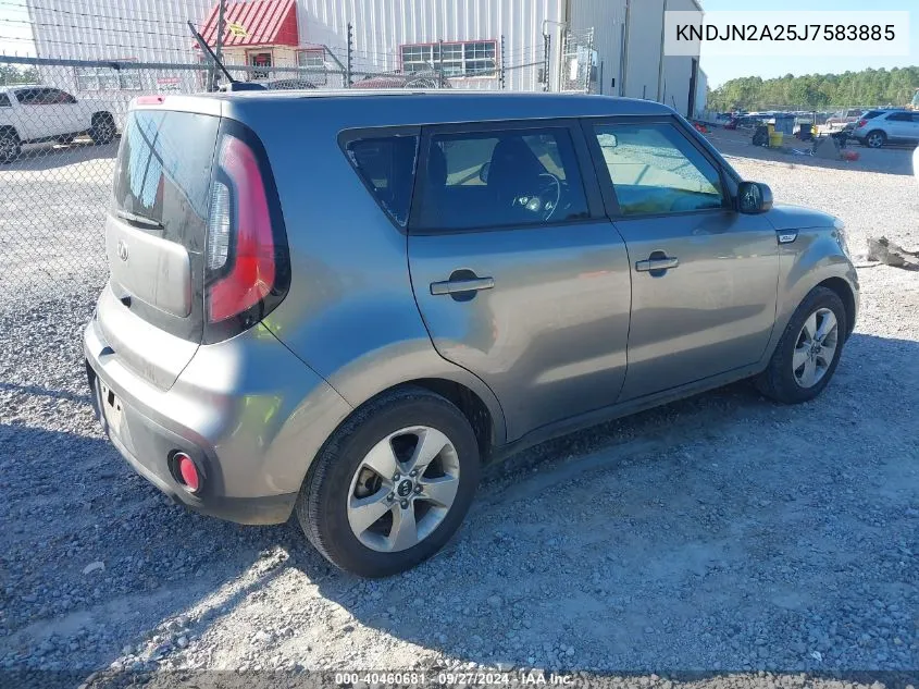 KNDJN2A25J7583885 2018 Kia Soul