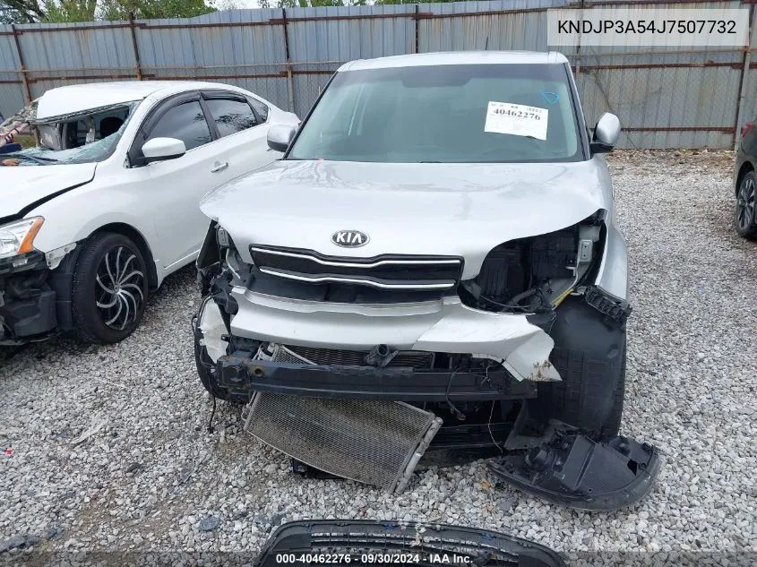 2018 Kia Soul + VIN: KNDJP3A54J7507732 Lot: 40462276