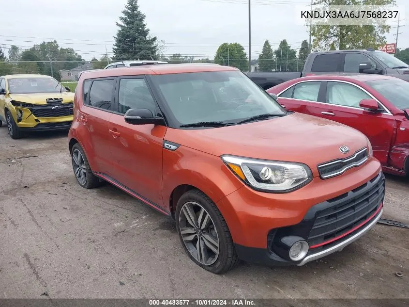 2018 Kia Soul ! VIN: KNDJX3AA6J7568237 Lot: 40483577