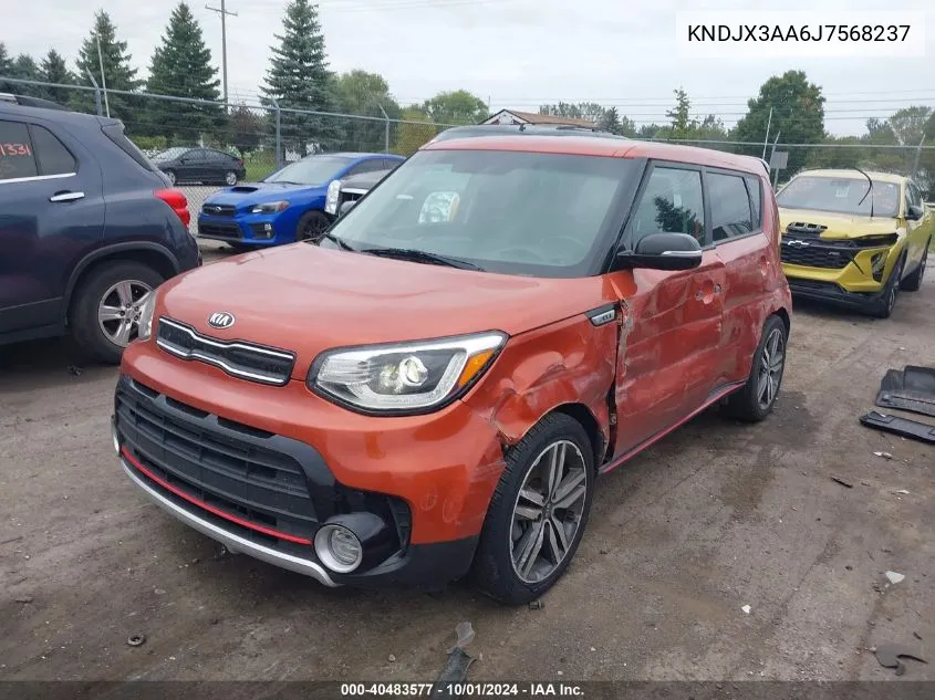 2018 Kia Soul ! VIN: KNDJX3AA6J7568237 Lot: 40483577