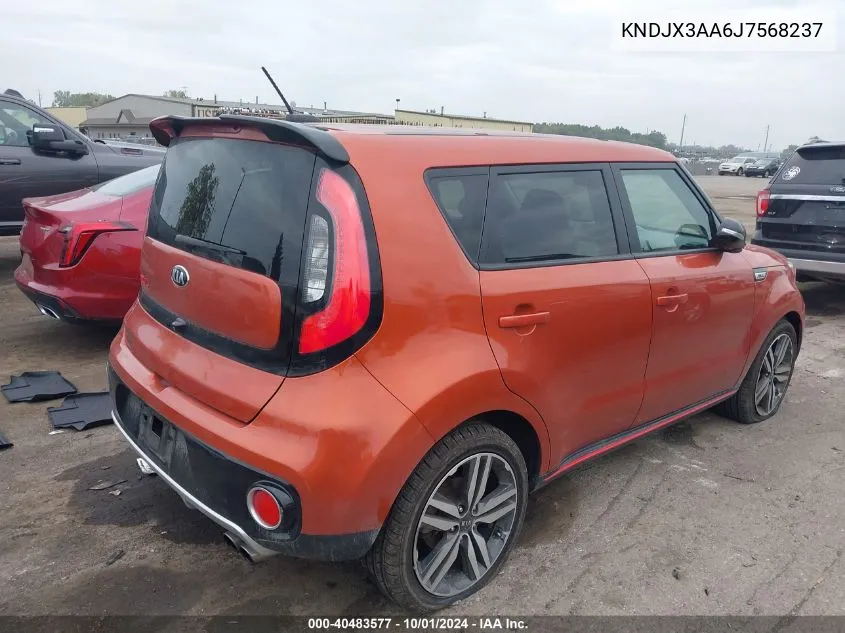 KNDJX3AA6J7568237 2018 Kia Soul !