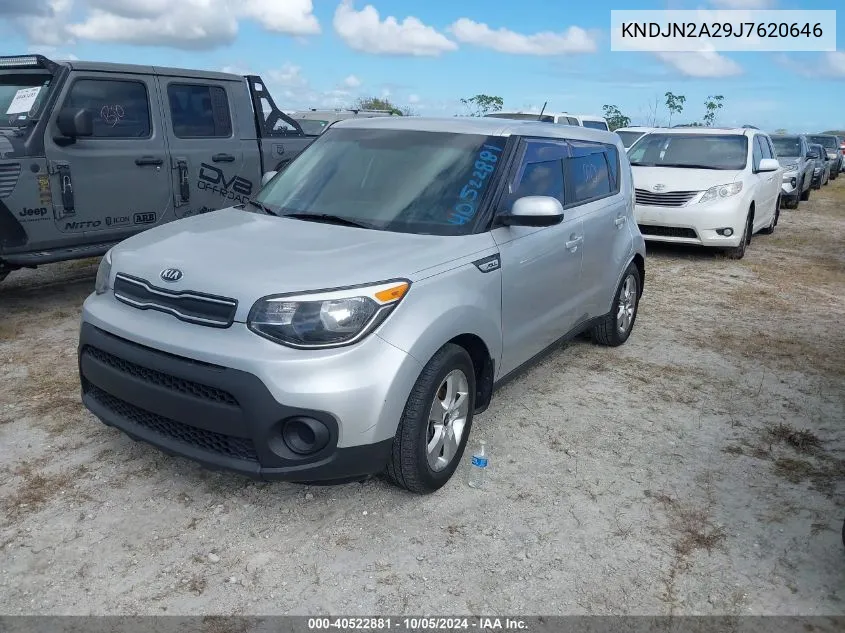 KNDJN2A29J7620646 2018 Kia Soul