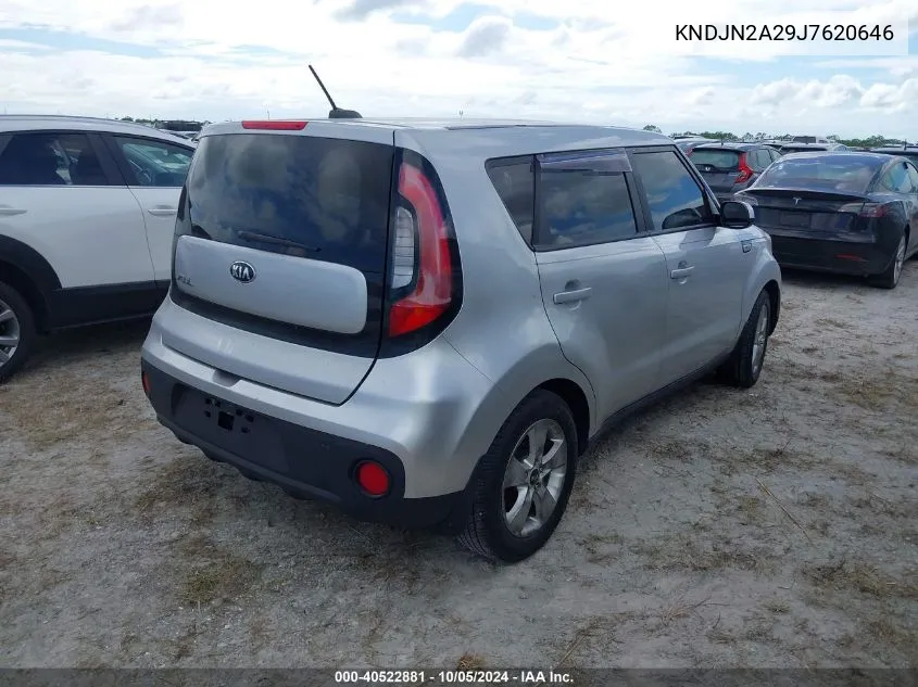 2018 Kia Soul VIN: KNDJN2A29J7620646 Lot: 40522881