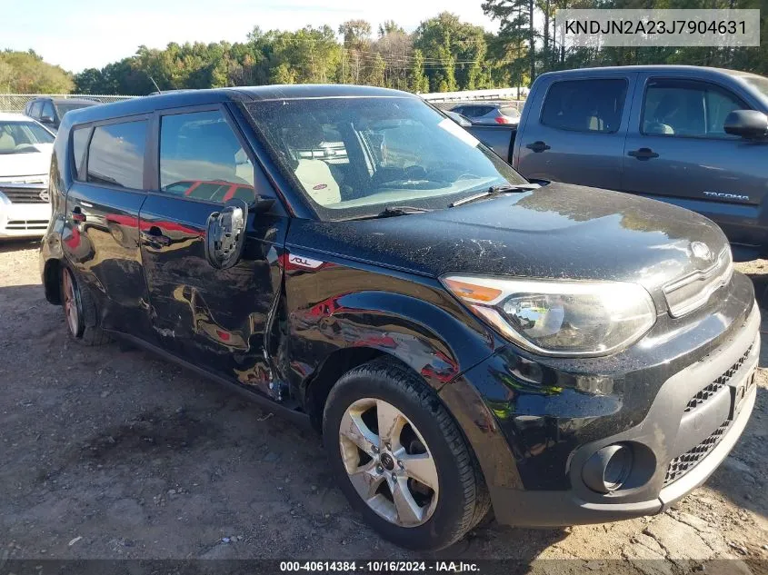 2018 Kia Soul VIN: KNDJN2A23J7904631 Lot: 40614384