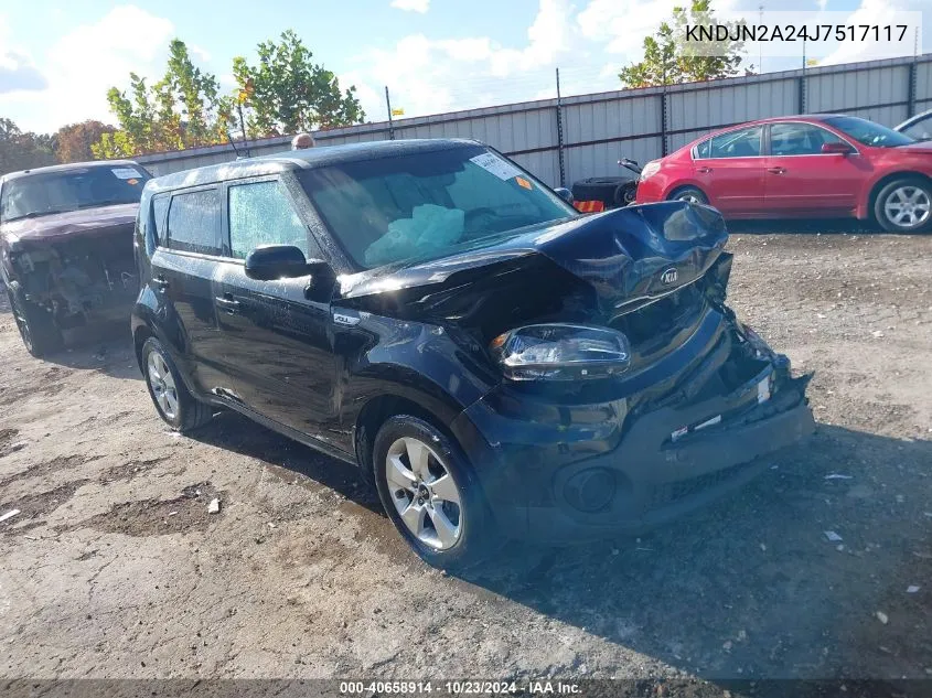 2018 Kia Soul VIN: KNDJN2A24J7517117 Lot: 40658914