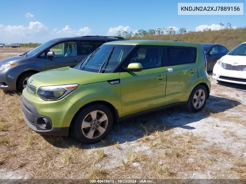 2018 Kia Soul VIN: KNDJN2A2XJ7889156 Lot: 40678813