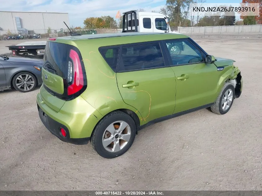 KNDJN2A26J7893916 2018 Kia Soul