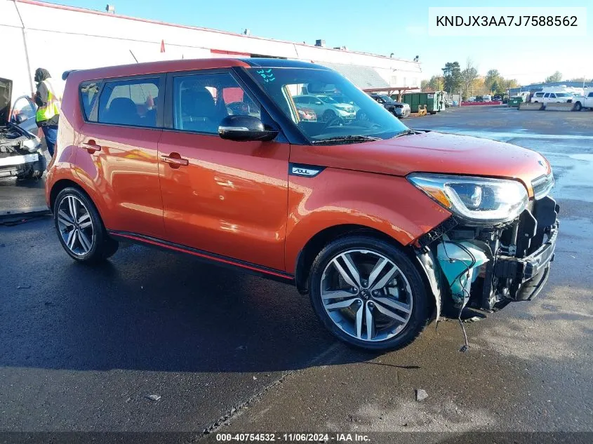 2018 Kia Soul ! VIN: KNDJX3AA7J7588562 Lot: 40754532