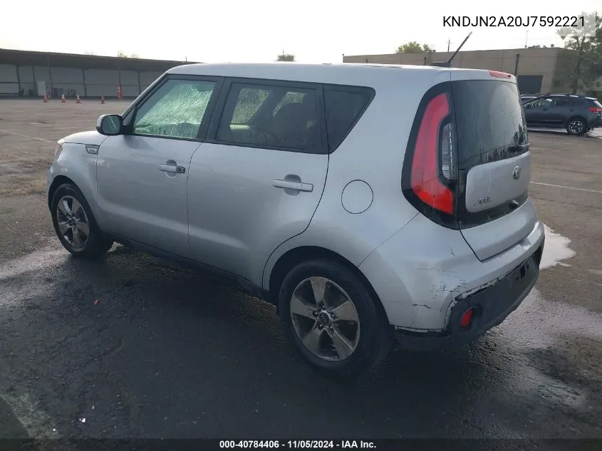 KNDJN2A20J7592221 2018 Kia Soul