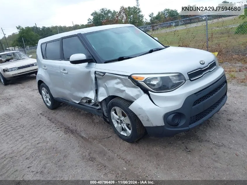 2018 Kia Soul VIN: KNDJN2A29J7594680 Lot: 40796409