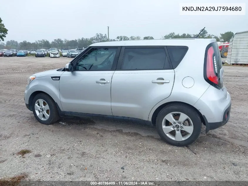 2018 Kia Soul VIN: KNDJN2A29J7594680 Lot: 40796409