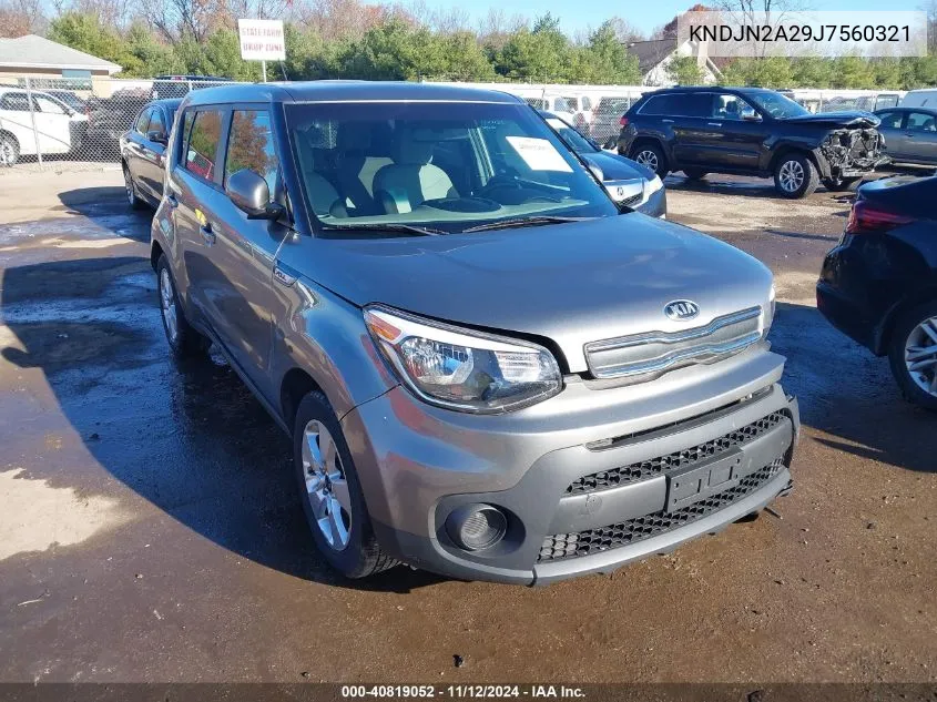 2018 Kia Soul VIN: KNDJN2A29J7560321 Lot: 40819052