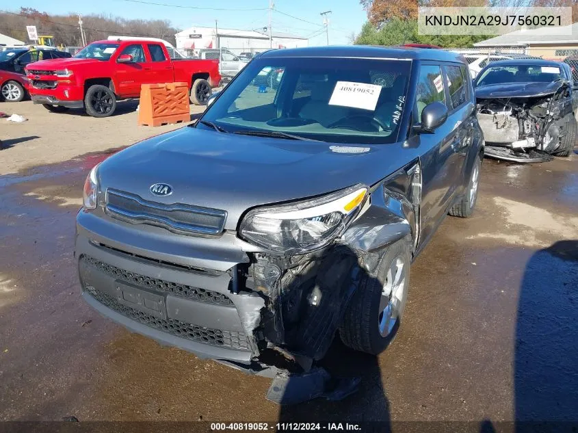 2018 Kia Soul VIN: KNDJN2A29J7560321 Lot: 40819052