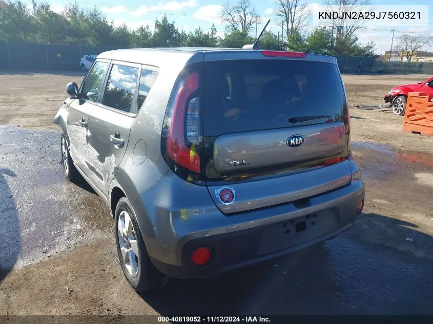 2018 Kia Soul VIN: KNDJN2A29J7560321 Lot: 40819052