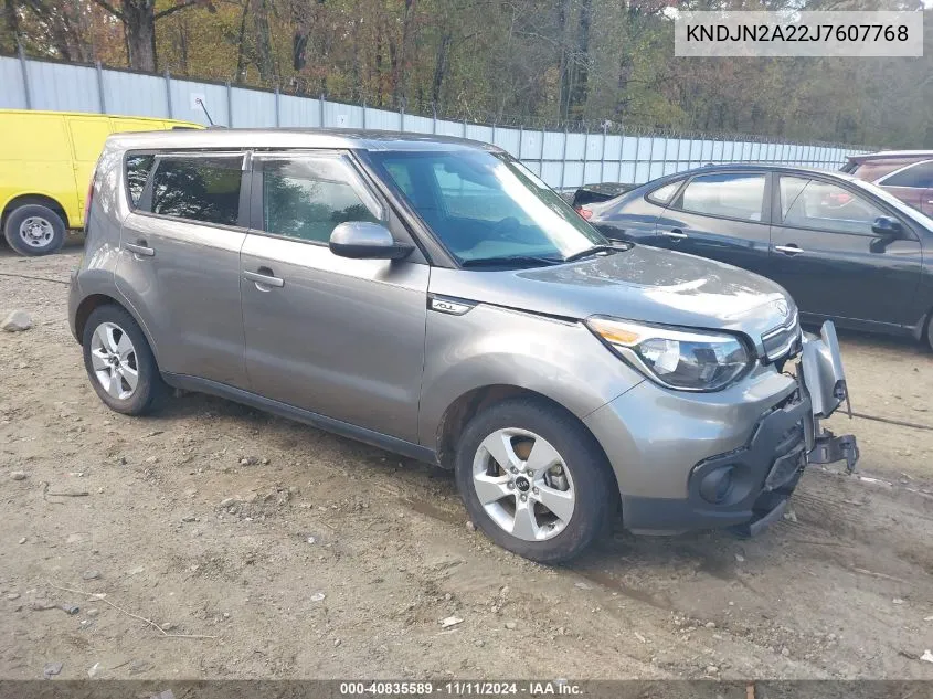 2018 Kia Soul VIN: KNDJN2A22J7607768 Lot: 40835589