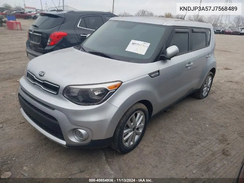 2018 Kia Soul + VIN: KNDJP3A57J7568489 Lot: 40854936