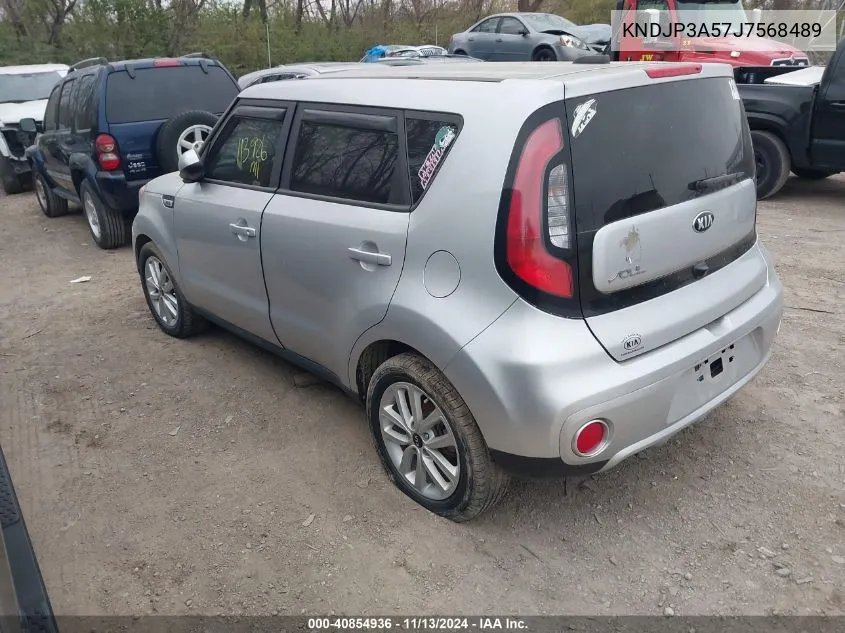 2018 Kia Soul + VIN: KNDJP3A57J7568489 Lot: 40854936