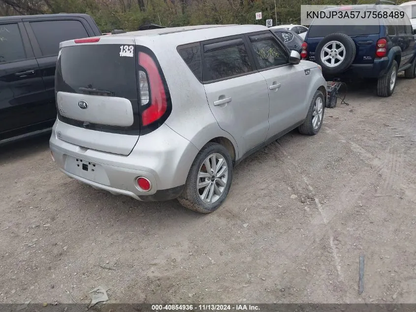 2018 Kia Soul + VIN: KNDJP3A57J7568489 Lot: 40854936