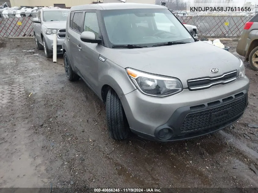 2018 Kia Soul + VIN: KNDJP3A58J7611656 Lot: 40856245