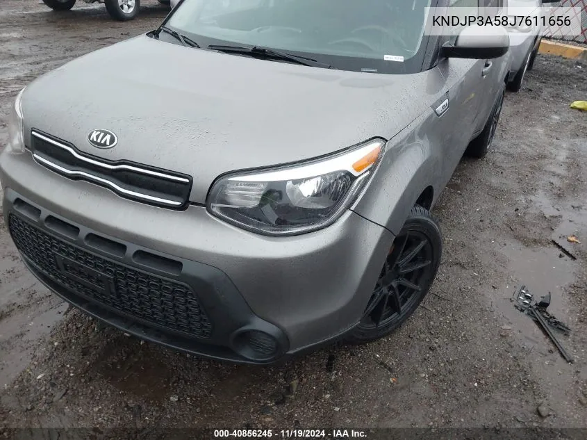 2018 Kia Soul + VIN: KNDJP3A58J7611656 Lot: 40856245