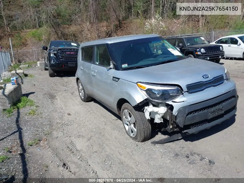 KNDJN2A25K7654150 2019 Kia Soul