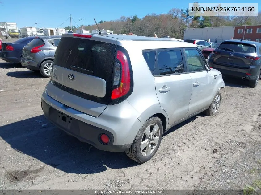 KNDJN2A25K7654150 2019 Kia Soul