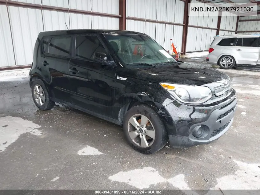 2019 Kia Soul VIN: KNDJN2A25K7921030 Lot: 39431899