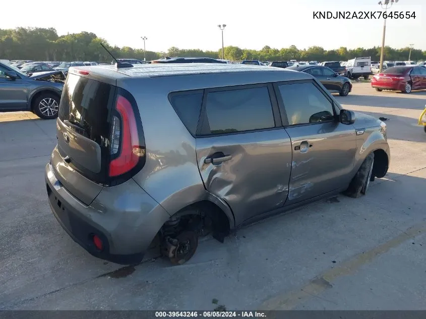 KNDJN2A2XK7645654 2019 Kia Soul