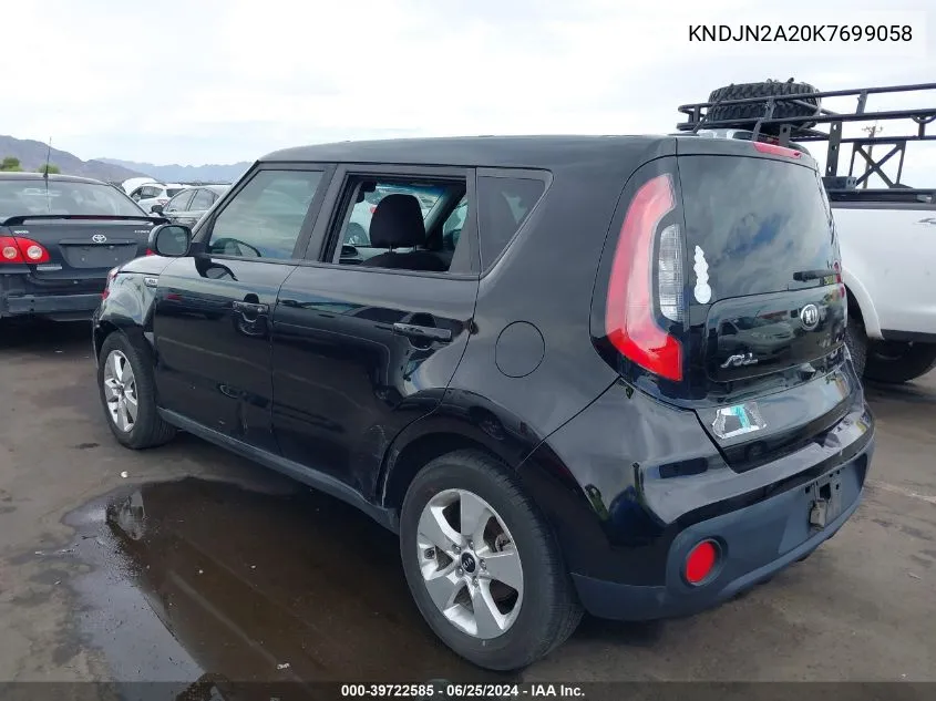 KNDJN2A20K7699058 2019 Kia Soul