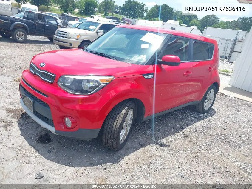 KNDJP3A51K7636416 2019 Kia Soul +