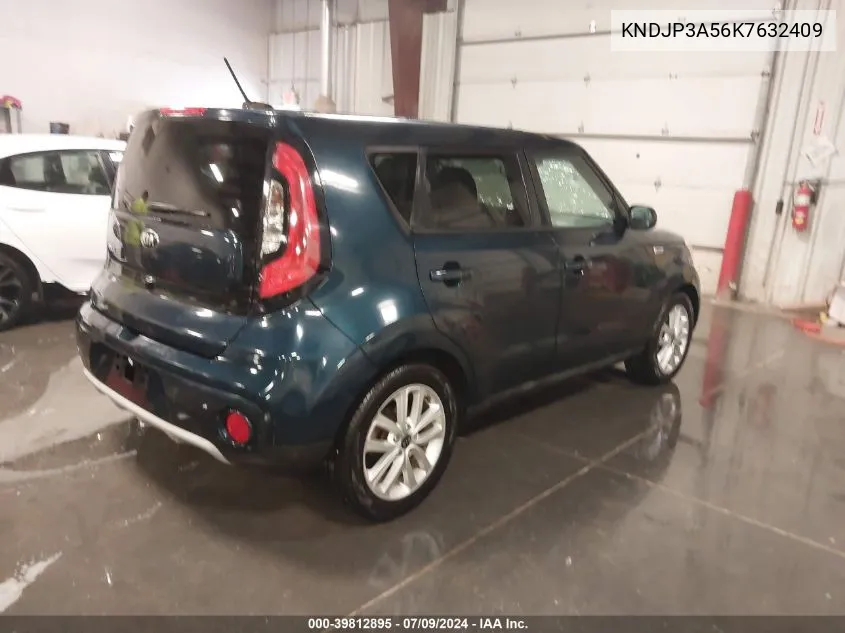 2019 Kia Soul + VIN: KNDJP3A56K7632409 Lot: 39812895