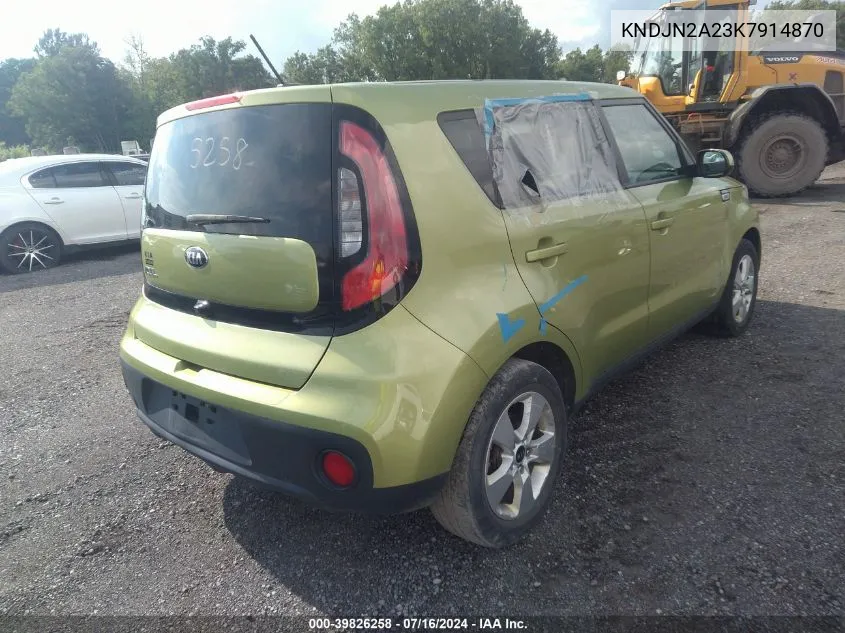 KNDJN2A23K7914870 2019 Kia Soul