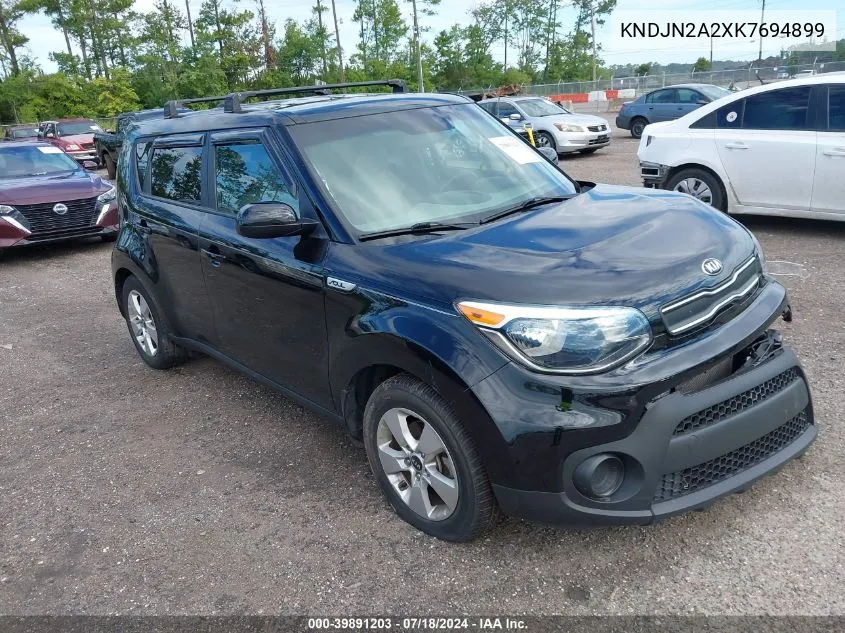 KNDJN2A2XK7694899 2019 Kia Soul