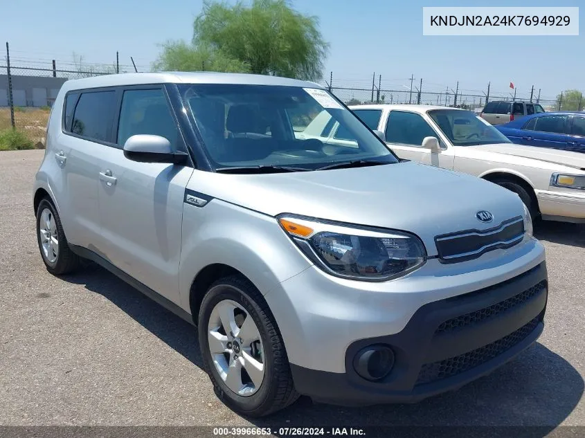 2019 Kia Soul VIN: KNDJN2A24K7694929 Lot: 39966653