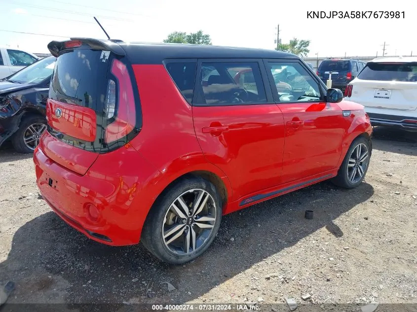 KNDJP3A58K7673981 2019 Kia Soul +