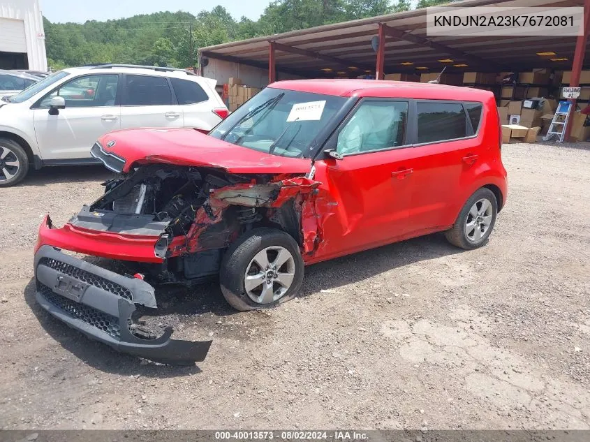 KNDJN2A23K7672081 2019 Kia Soul